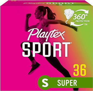Playtex Sport Tampons, Super Absorbency, Fragrance-Free - 36ct