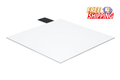 Acrylic Sheet - White Opaque - 1/2 inch thick