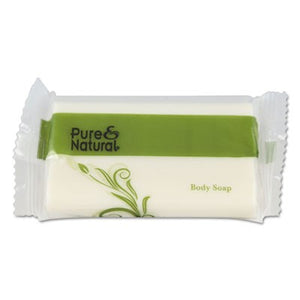 Pure & Natural Body and Facial Soap, Fresh Scent, # 1 1/2 Flow Wrap Bar, 500/Carton