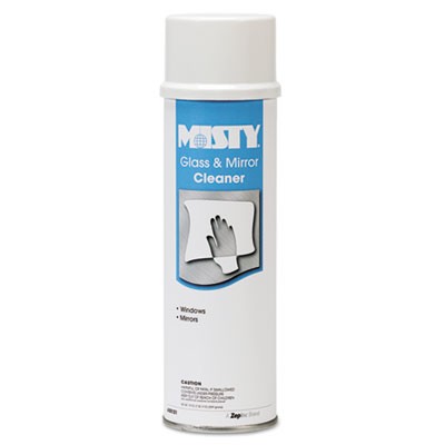 Misty¨Glass and Mirror Cleaner with Ammonia, 19 oz Aerosol Spray, 12/Carton