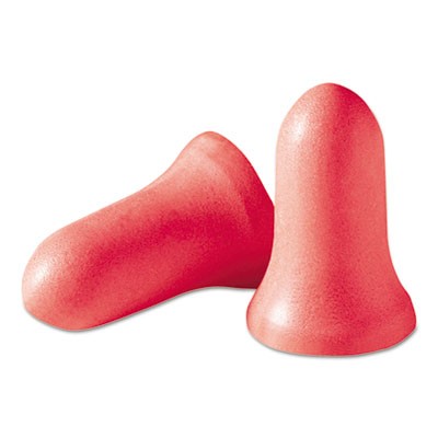 Howard Leight¨ by HoneywellMAX-1 Single-Use Earplugs, Cordless, 33NRR, Coral, 200 Pairs