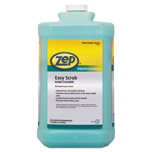 Zep Professional Industrial Hand Cleaner, Easy Scrub, Lemon, 1 gal Bottle, 4/Carton