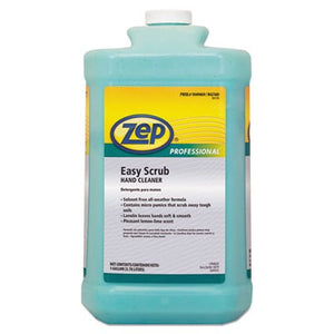 Zep Professional Industrial Hand Cleaner, Easy Scrub, Lemon, 1 gal Bottle with Pump, 4/Carton