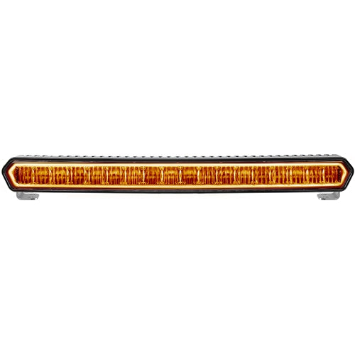 20 Inch LED Light Bar Black with Amber Halo Off Road SR-L Series Rigid Industries