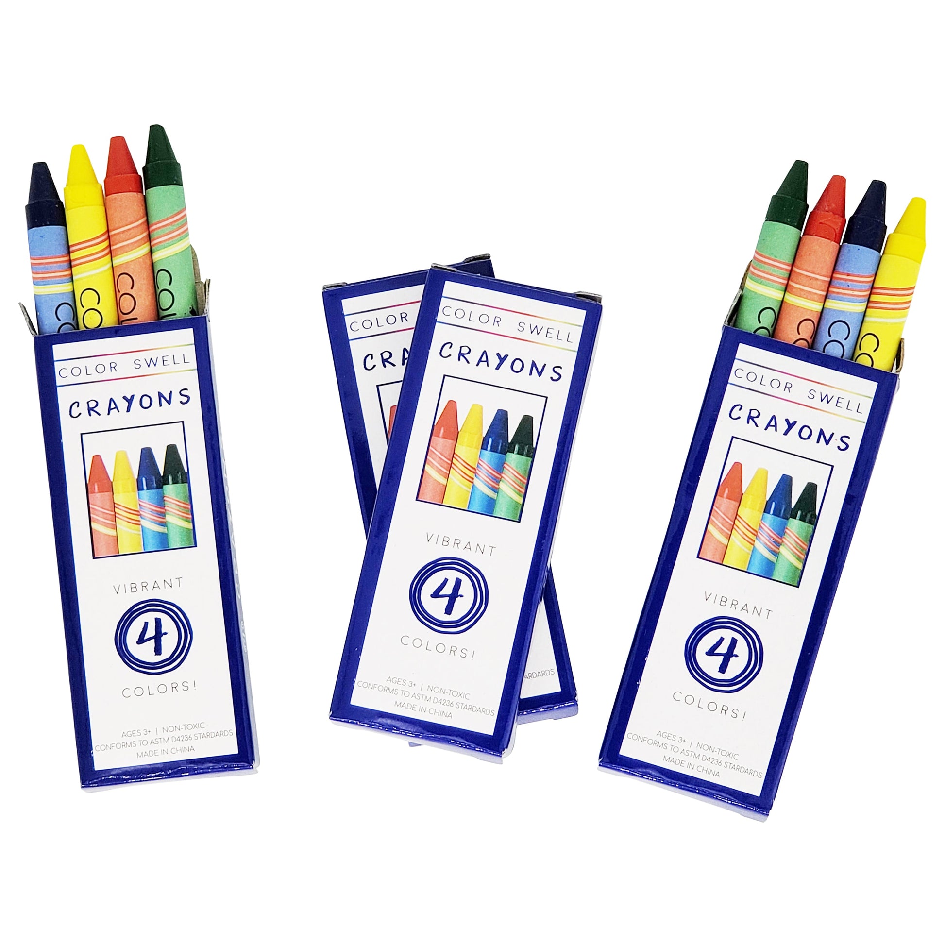 Color Swell Neon Crayons Bulk Packs - 18 Boxes of Fun Neon Bulk