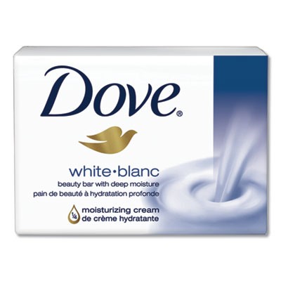 Dove¨Moisturizing Bar Soap, Pleasant Scent, 3.15 oz, 48/Carton
