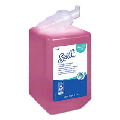 Scott¨Pro Foam Skin Cleanser with Moisturizers, Light Floral, 1,000 mL Bottle