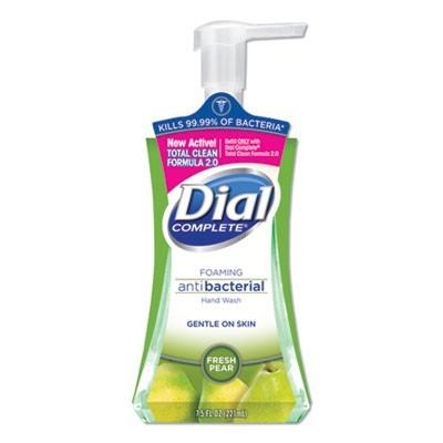 Dial¨Antibacterial Foaming Hand Wash, Fresh Pear, 7.5 oz Pump Bottle