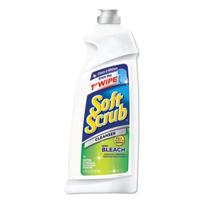 Soft Scrub¨Cleanser with Bleach Commercial 36 oz Bottle, 6/Carton