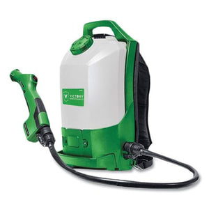 Victory Innovations CoProfessional Cordless Electrostatic Backpack Sprayer, 2.25 gal, 48" Hose, Green/Translucent White/Black