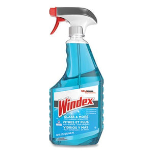 Windex Ammonia-D Glass Cleaner, Fresh, 32 oz Spray Bottle, 8/Carton