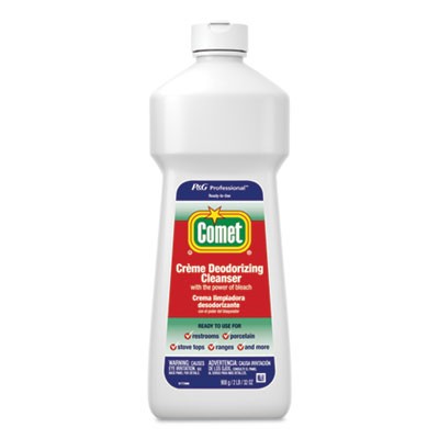 Comet¨Creme Deodorizing Cleanser, 32 oz Bottle, 10/Carton