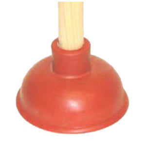 Toilet Plunger 4 Inch Flat Red Rubber