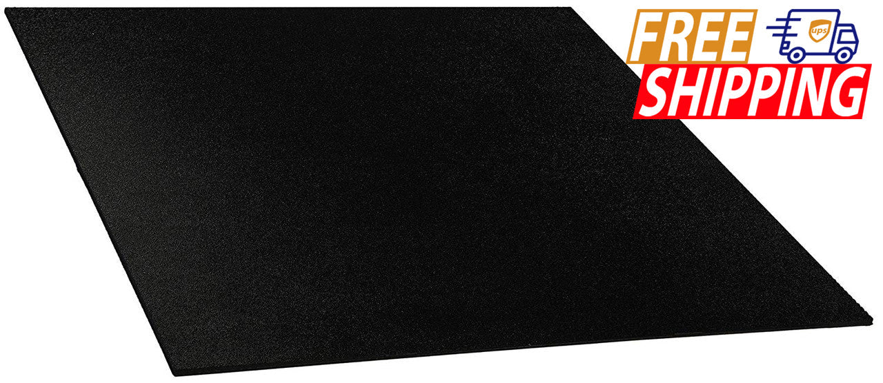 Whole ABS Sheet - Black - 3/16 inch thick