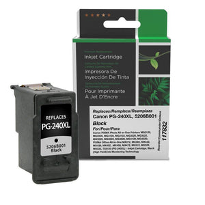 Clover Imaging Remanufactured High Yield Black Ink Cartridge for Canon PG-240XL (5206B001)