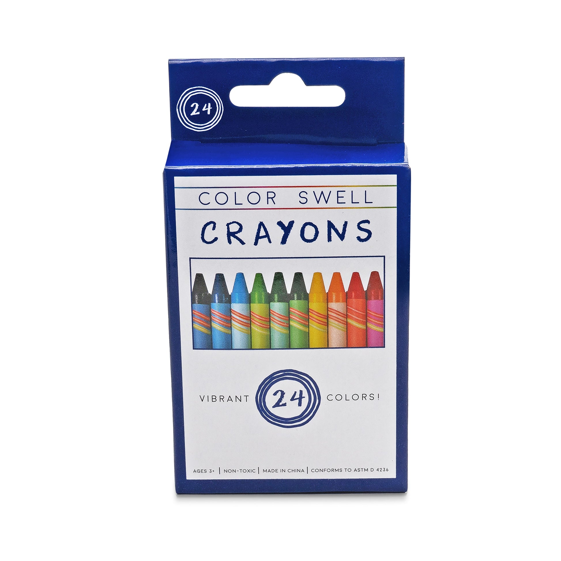 Color Swell Crayon Bulk Pack (18 Packs, 24 Crayons/Pack)