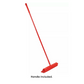 Colored Push Broom 24", Red