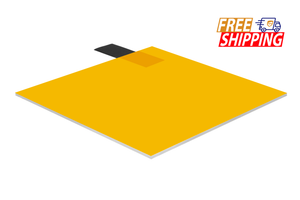 Whole Acrylic Sheet - Yellow Translucent 14% - 1/8 inch thick